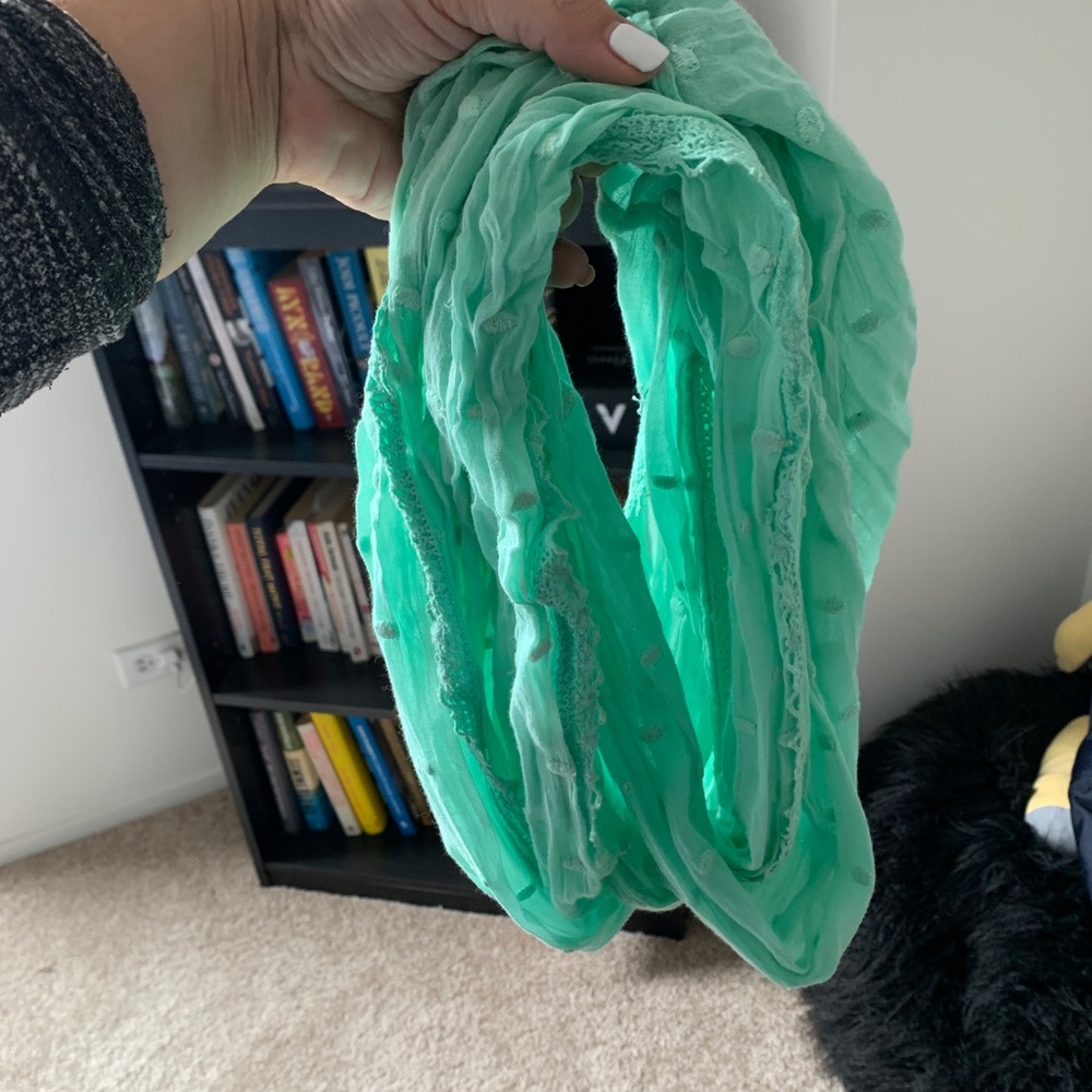 Teal Infinity Scarf